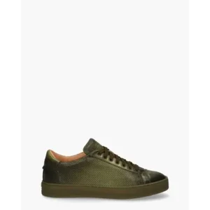 Santoni 21066 Groen Herensneakers