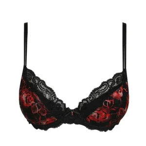 Marie Jo Selyna push-up bh in zwart en rood