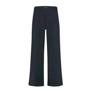 Para Mi Dames broek: Mira ( Elastic ) Twill Jersey Navy ( donker blauw) ( PARA.328 )