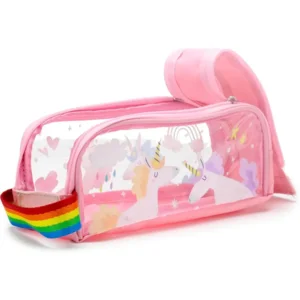 Puckator Pennenzak Etui Unicorn Transparant