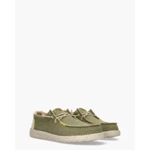 Hey Dude Wally Coastline Jute Khaki Heren Veterschoenen