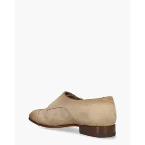 Santoni 19027 Beige Heren Gespschoenen