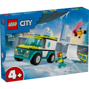 LEGO® 60403 City Ambulance en snowboarder