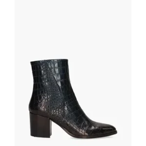 Gioia Nevada Donkergroen Metallic Dames Enkelboots