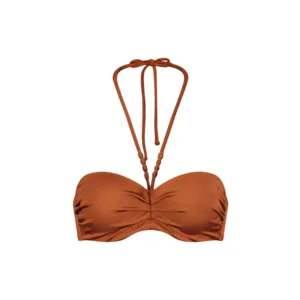 Cyell Treasure voorgevormde strapless bikini in roestbruin