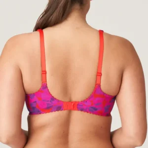 Prima Donna Twist Lenox Hill voorgevormde plunge bh in rood en blauw