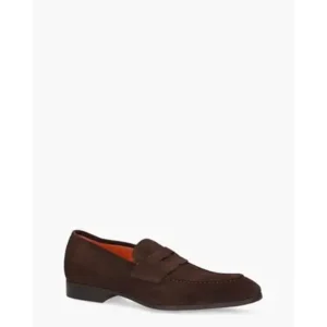 Santoni 14944 Donkerbruin Herenloafers