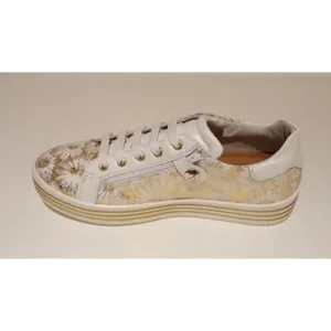 Zecchino d’Oro Sneakers meisjes Wit En Goud Bloemen