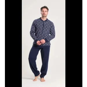 Gary Heren pyjama: Blauw, Punto Milano ( GARY.106 )