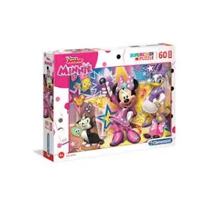 Clementoni Maxi Super Color puzzel - Disney junior Minnie - 60 stukjes