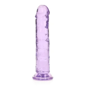 RealRock Crystal Clear Dildo 18 cm