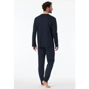 Schiesser – Fine Interlock – Pyjama – 182026 – Night Blue