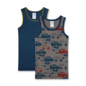 Sanetta Singlet jongens: Duopack, Auto's ( SAN.141 )