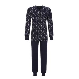 Ringella Heren Pyjama: Ijshockey, Donkerblauw ( RIN.547 )