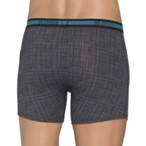 Sloggi Men Match Short C2P - 10126362 - Grey -  turquoise