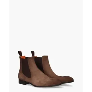 Santoni 13414 Bruin Heren Chelseaboots