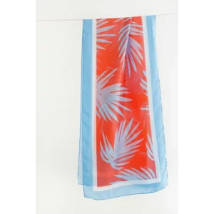 Blue Palms Scarf