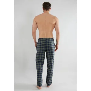 Tom Tailor Pyjama Heren: Flanel broek, effen shirt ( TOM.35 )