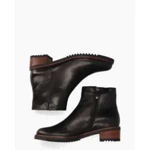 Everybody 11654 Zwart Dames Enkelboots