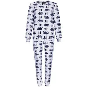 Pastunette Rebelle dames pyjama: Snow, Fleece ( PAS.42 )