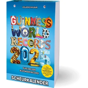 Scheurkalender - 2025 - Guiness world records - 13x18cm