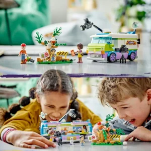 LEGO Friends - Nieuwsbusje Dieren Redden Speelgoed voor 6+ Jaar Oude Kinderen - 41749