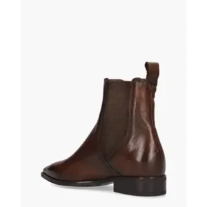 Gioia L63208 Donkerbruin Dames Chelseaboots