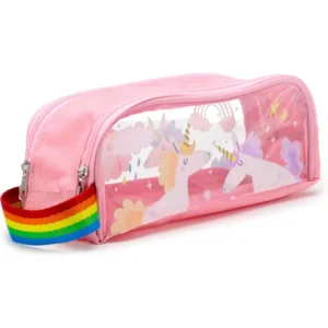 Puckator Pennenzak Etui Unicorn Transparant