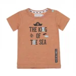 Dirkje Jongens Tshirt The King Of The Sea Rusty Brown