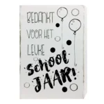 Decoratie - Bedankt voor het leuke schooljaar! - 10x15cm