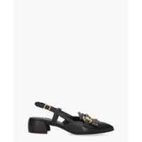 Mjus L72105 Zwart Dames Slingbackloafers