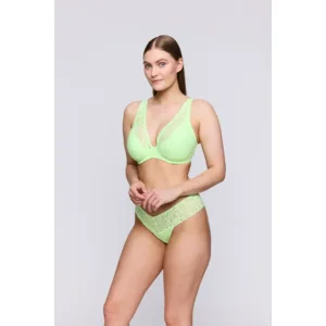 Prima Donna Twist Rupi voorgevormde plunge bh in neon groen