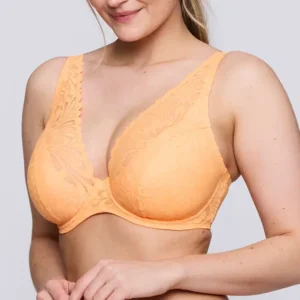 Prima Donna Twist Rupi voorgevormde plunge bh in neon oranje