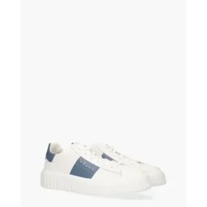 Hogan H-Stripes Wit/Lichtblauw Herensneakers