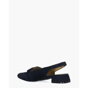 Di Lauro Wasima Donkerblauw Dames Slingbackloafers