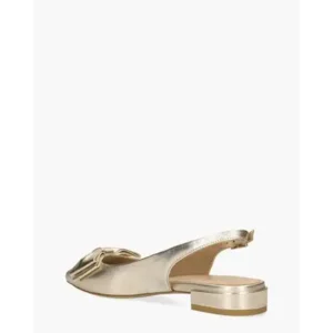 Gioia Walijne Goud Dames Slingbackpumps