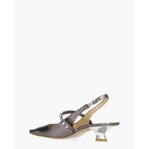 Zinda 3039 Zilvergrijs Dames Slingbackpumps