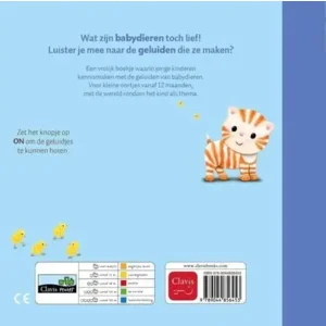 Boek - Babydieren - Met geluiden