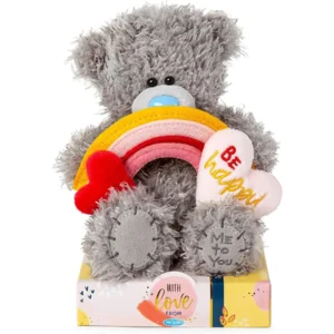 Knuffel - Beer - Be happy - 16cm