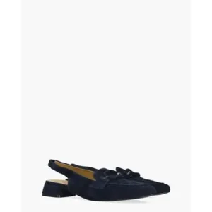 Di Lauro Wasima Donkerblauw Dames Slingbackloafers