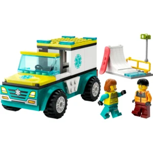 LEGO® 60403 City Ambulance en snowboarder