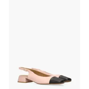 Di Lauro Wendelien Roze/Zwart Dames Slingbackloafers