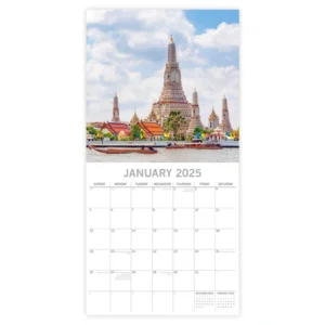 Kalender - 2025 - Thailand - 30x30cm