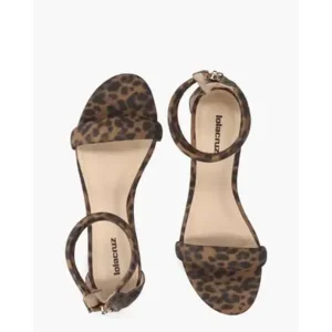 Lola Cruz Amy Leopard Damessandalen