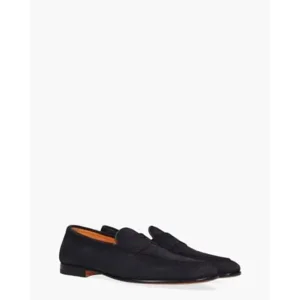 Santoni 19044 Donkerblauw Herenloafers