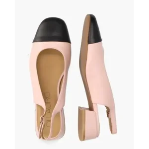 Di Lauro Wendelien Roze/Zwart Dames Slingbackloafers