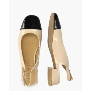 Di Lauro Wendelien Beige/Zwart Dames Slingbackloafers