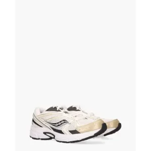 Saucony Ride Millennium Wit/Goud/Zwart Damessneakers