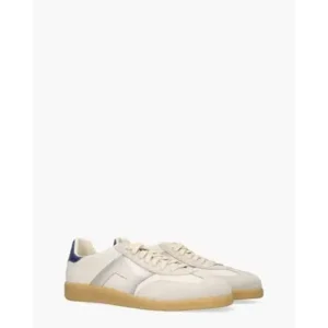 Santoni 21965 Off-White/Grijs/Blauw Herensneakers