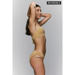 Sarda Denes reversible bikini in neon gold